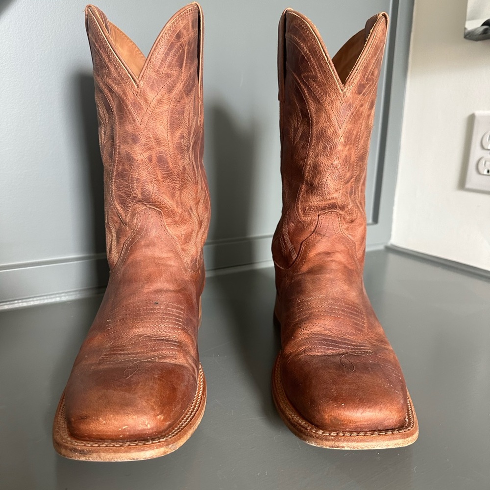 🤎TECOVAS🤎 MENS “The Doc” Goat Leather Square Toe Boot, SIZE 10!!!